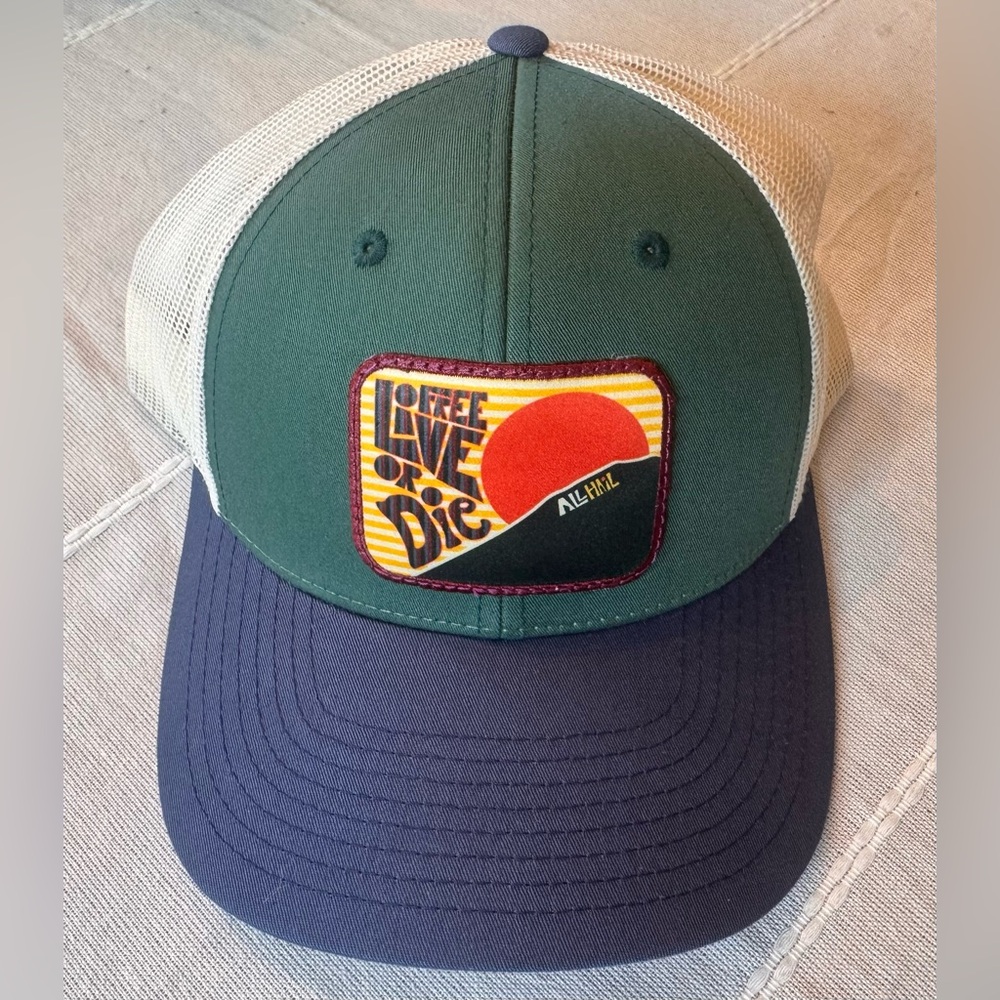 Live Free or Die Adjustable Trucker Hat- Medium/Large Adjustable Hat